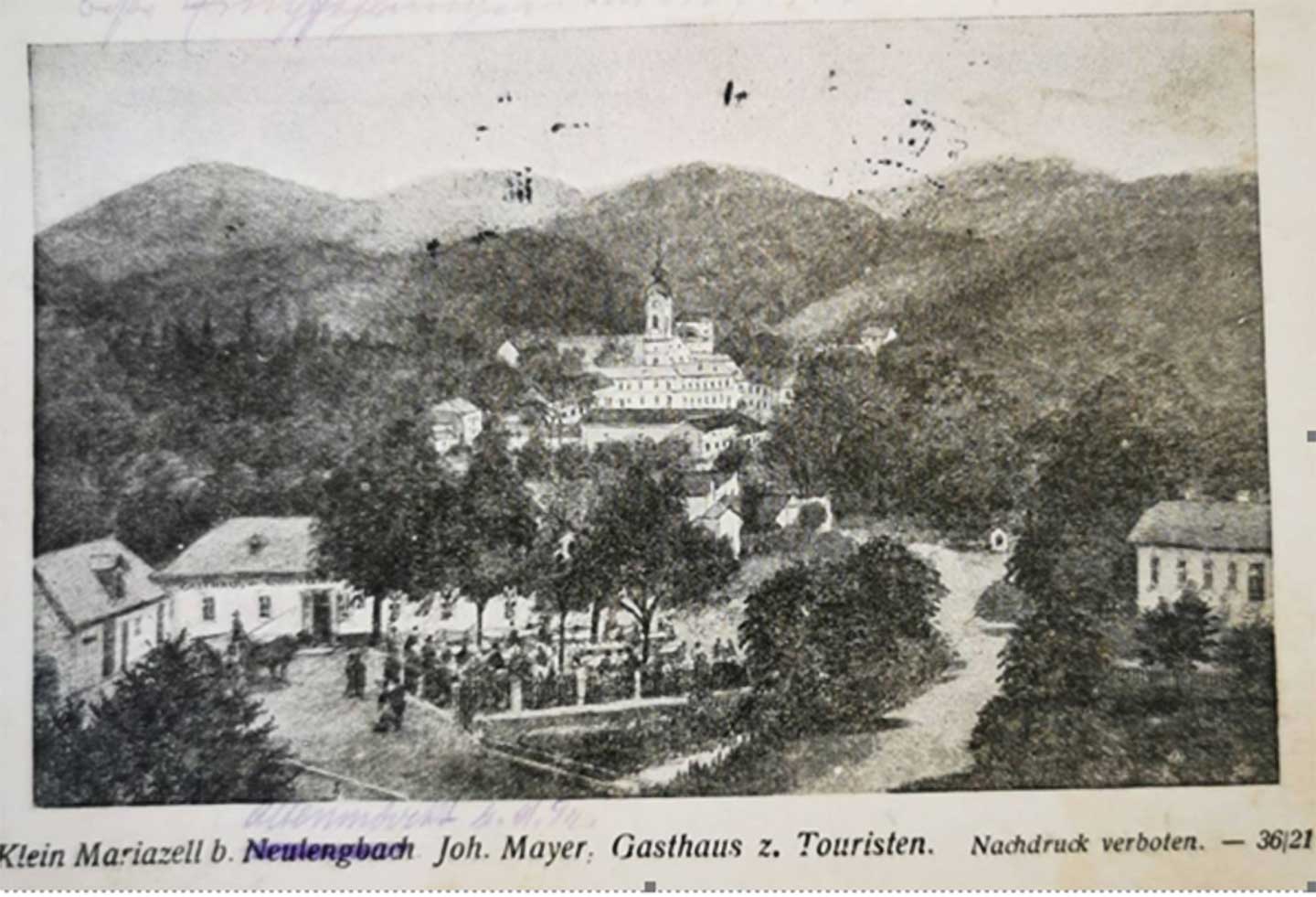 Blick auf Klein-Mariazell um 1900